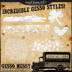 Gesso Messy the Truckload {Personal Use}