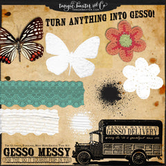 Gesso Messy the Truckload {Commercial Use for Commercial Use}