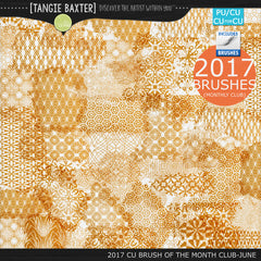 2017 Brush of the Month Club - No. 06 June Brushes