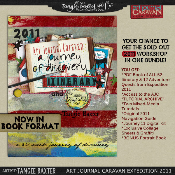 Art Journal Caravan™ Workshop Expedition 2011 {Self-Study}