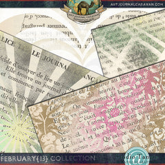 Art Journal Caravan™ 2013 {February Collection}