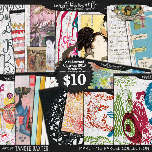 Art Journal Caravan™ 2013 {March Collection}