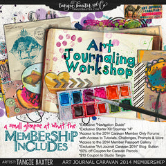 Art Journal Caravan™ Workshop Expedition 2014 {Self-Study}