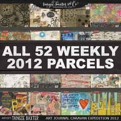 Art Journal Caravan™ Workshop 2012 {PARCEL BUNDLE}