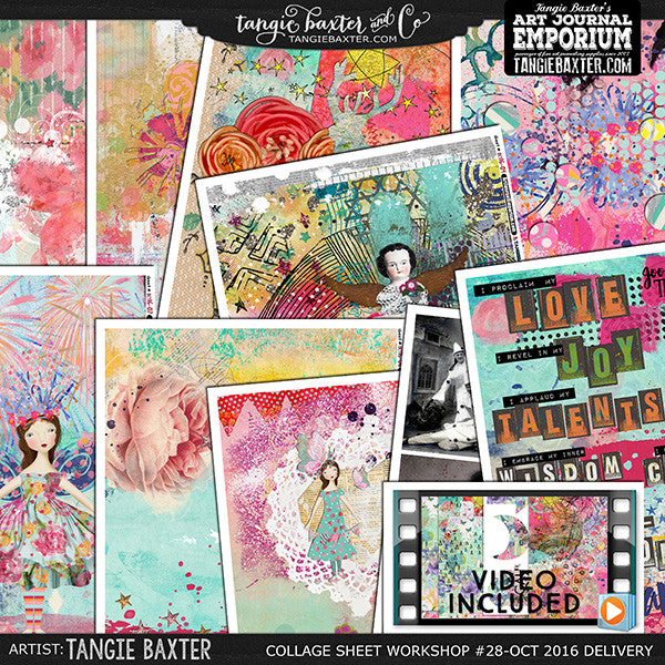 -Collage Sheet Workshop #28 {Oct. '16 Delivery}