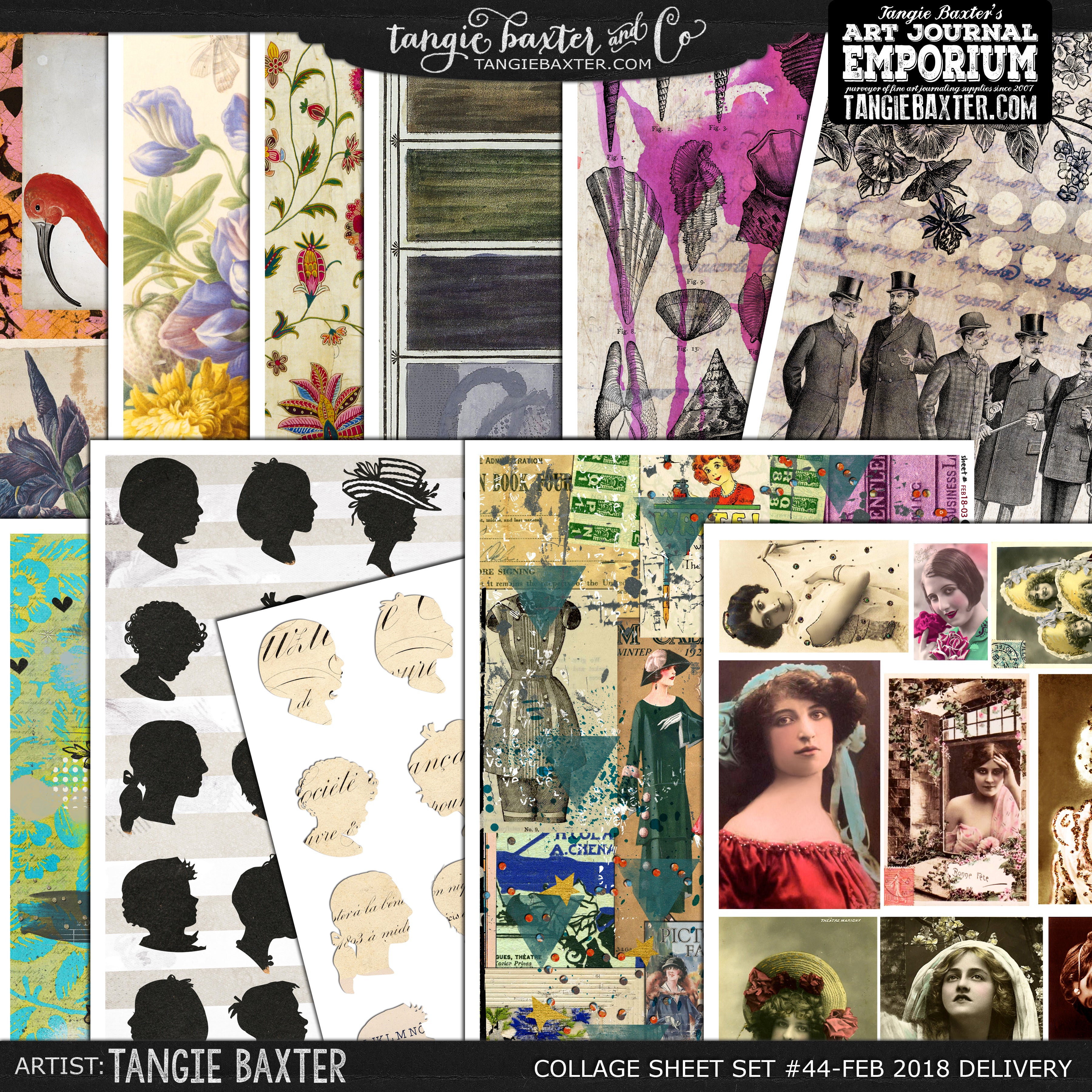 -Collage Sheet Set #44 {Feb '18 Delivery}