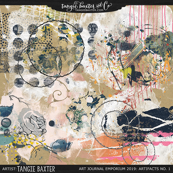 Artifacts No. 1: Scraped Paper & Gesso