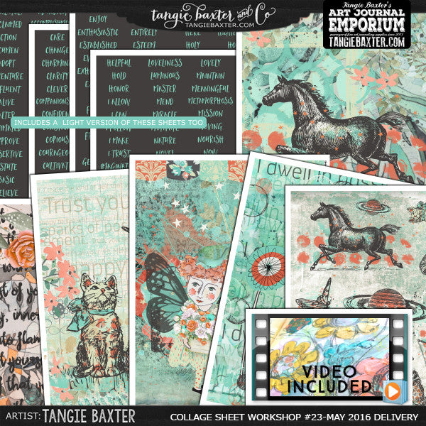 -Collage Sheet Workshop #23 {May '16 Delivery}