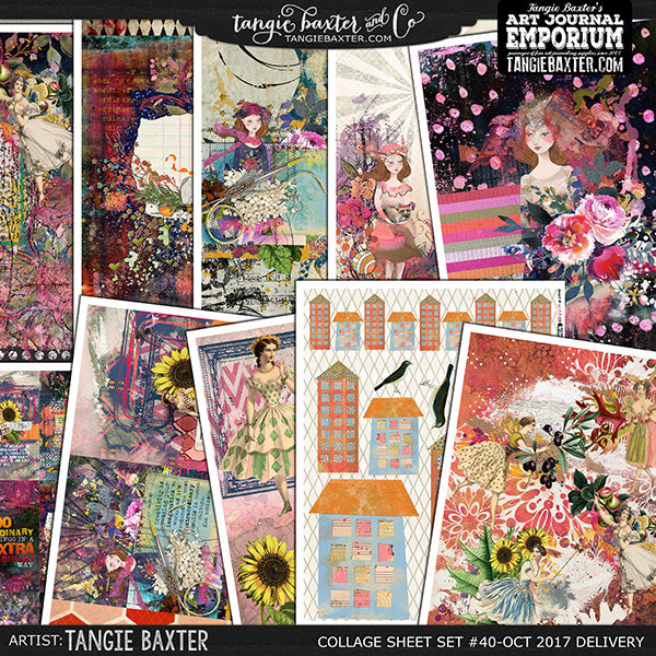 -Collage Sheet Set #40 {Oct '17 Delivery}
