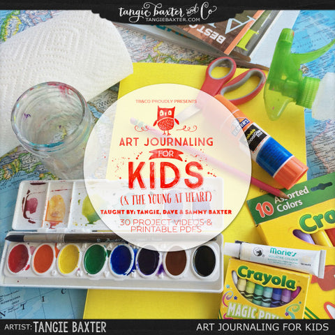 Art Journaling for Kids Online Workshop