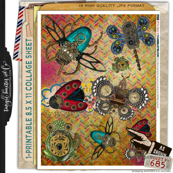 ARTist Collage Sheet #685