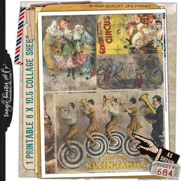 ARTist Collage Sheet #684