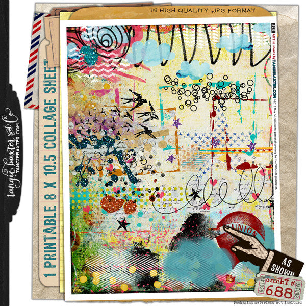 ARTist Collage Sheet #688