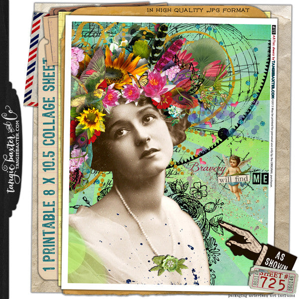 ARTist Collage Sheet #725