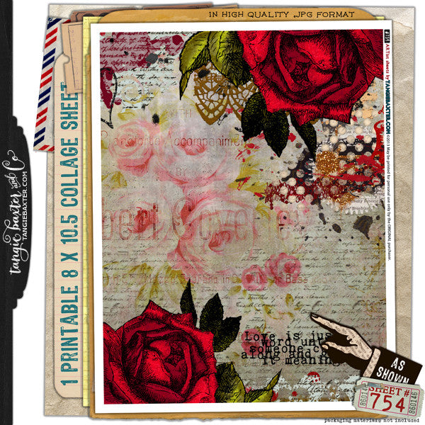 ARTist Collage Sheet #754