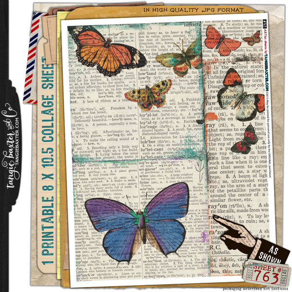 ARTist Collage Sheet #763