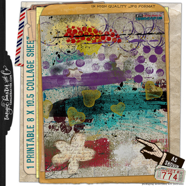 ARTist Collage Sheet #774