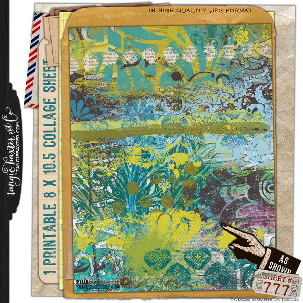 ARTist Collage Sheet #777