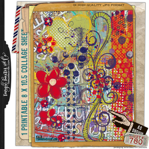 ARTist Collage Sheet #780