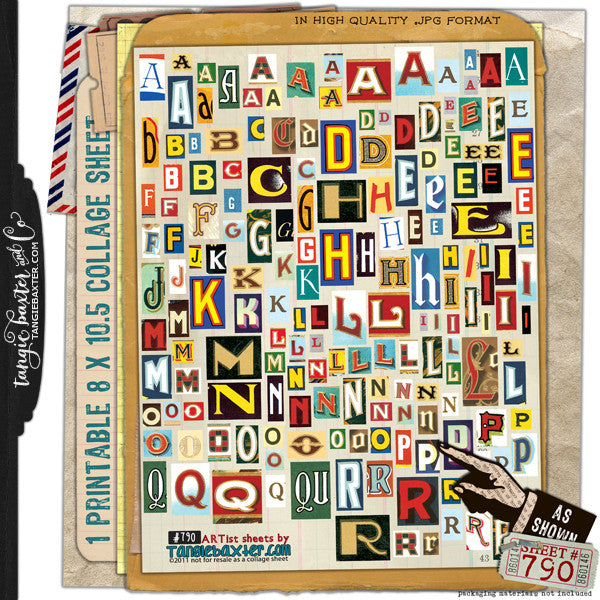 ARTist Collage Sheet #790