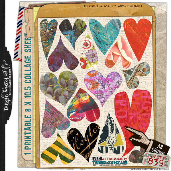 ARTist Collage Sheet #839