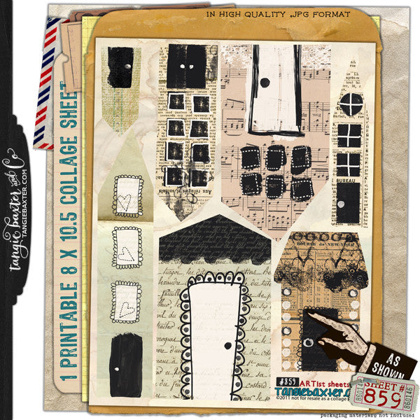 ARTist Collage Sheet #859