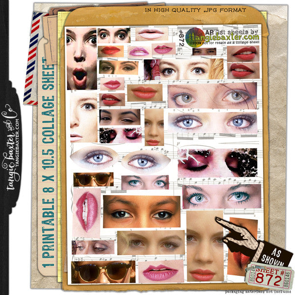 ARTist Collage Sheet #872