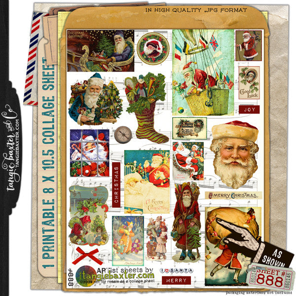 ARTist Collage Sheet #888