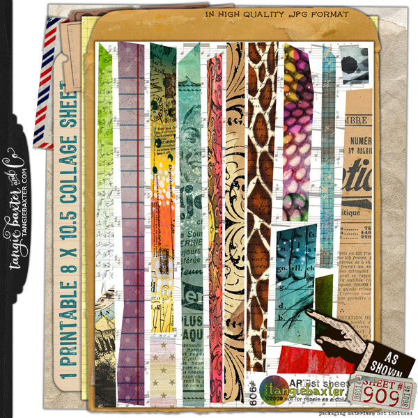 ARTist Collage Sheet #909