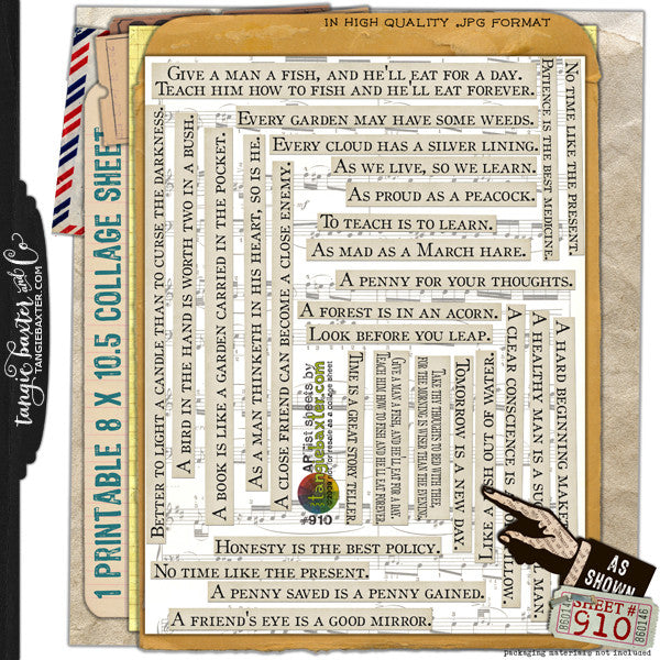 ARTist Collage Sheet #910