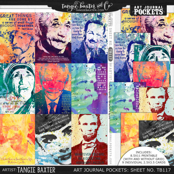 Art Journal Pockets™ Sheet No. 117