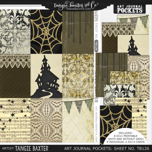 Art Journal Pockets™ Sheet No. 126