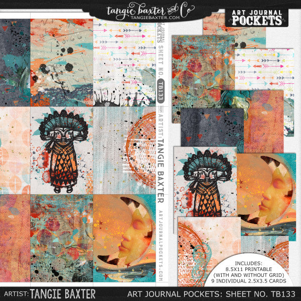Art Journal Pockets™ Sheet No. 133