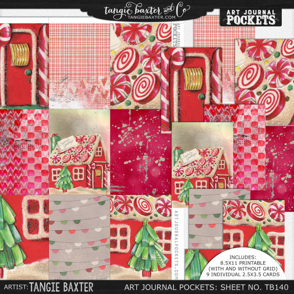Art Journal Pockets™ Sheet No. 140