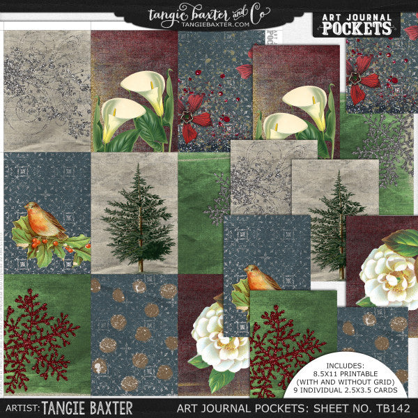 Art Journal Pockets™ Sheet No. 142