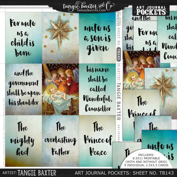 Art Journal Pockets™ Sheet No. 143