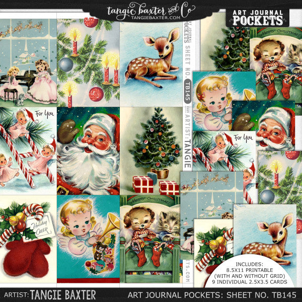Art Journal Pockets™ Sheet No. 145