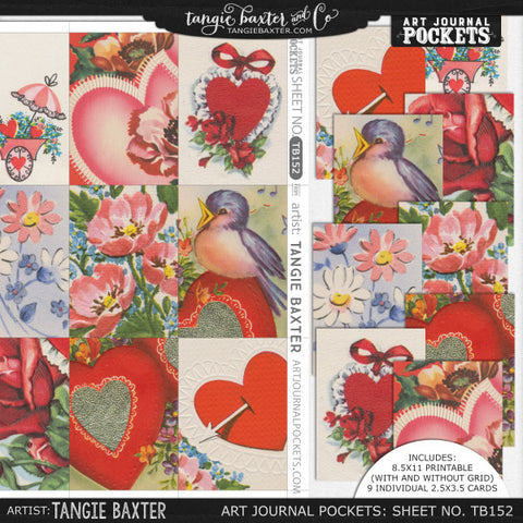 Art Journal Pockets™ Sheet No. 152
