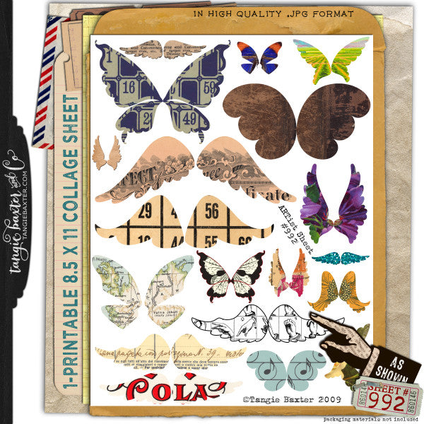 ARTist Collage Sheet #992