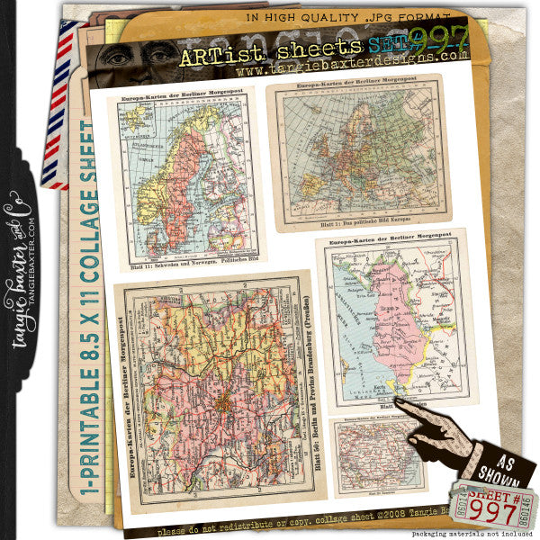 ARTist Collage Sheet #997