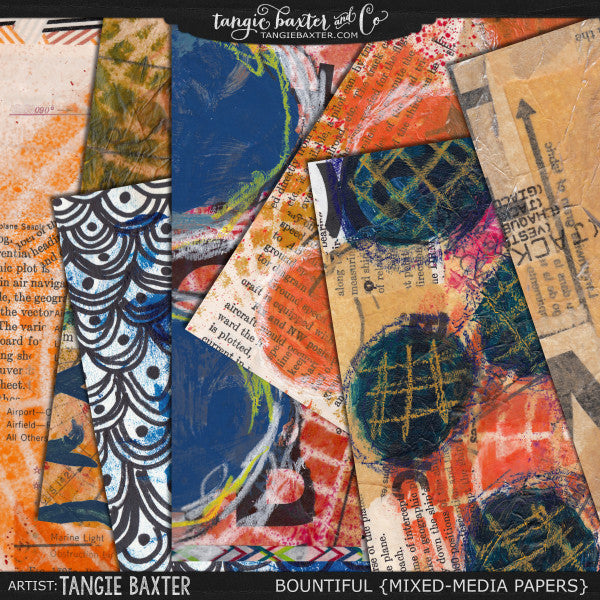 Bountiful {Mixed-Media Papers}