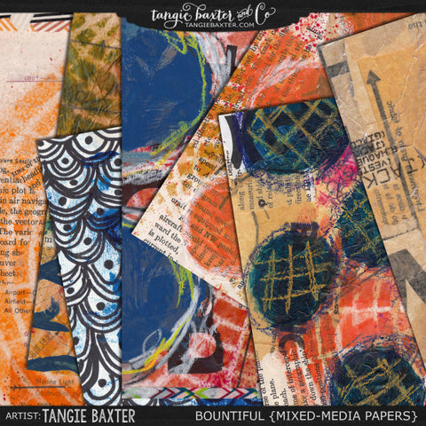 Bountiful {Mixed-Media Papers}