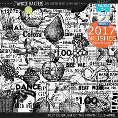 2017 Brush of the Month Club - No. 04 April Brushes