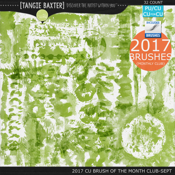 2017 Brush of the Month Club - No. 09 September Brushes
