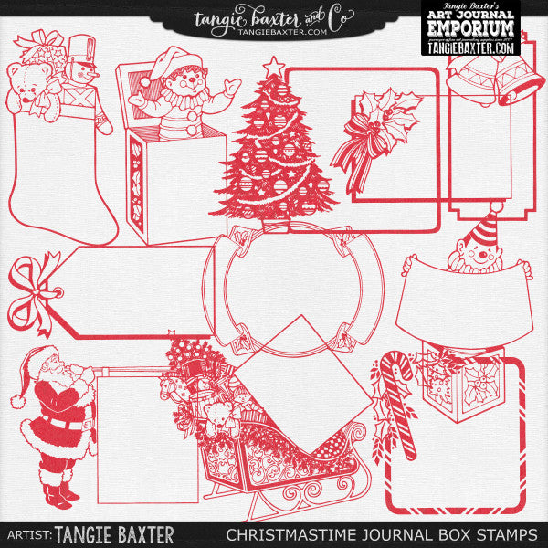 Christmastime Journal Box Stamps