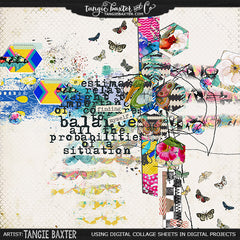 Using Digital Collage Sheets in Digital Projects