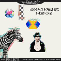 Using Digital Collage Sheets in Digital Projects