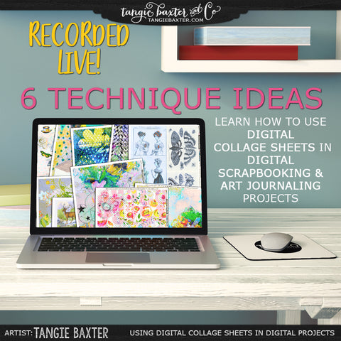 Using Digital Collage Sheets in Digital Projects