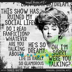 FANGIRL! {Kit & Word Art} Only