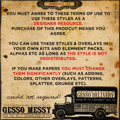 Gesso Messy the Truckload {Commercial Use}